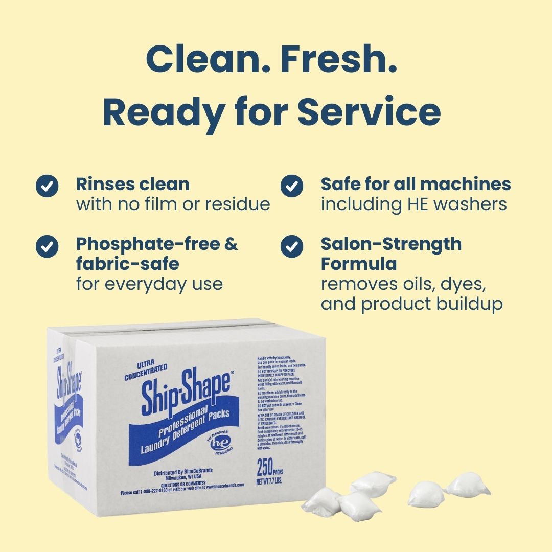 Ship-Shape® Professional Laundry Detergent Packs